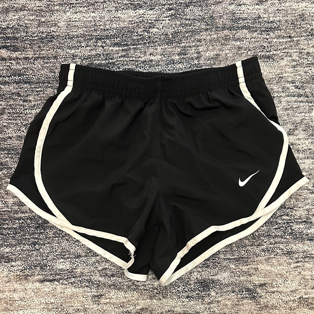Girl’s Nike soccer / running shorts with built in briefs